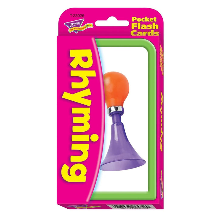 Rhyming Pocket Flash Cards-Flashcards-Tools 4 Teaching-Classroom Decor and More