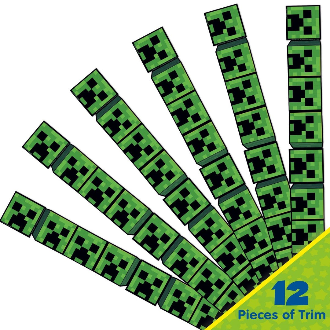 *Minecraft Character Lineup Deco Trim-Borders-Tools 4 Teaching-Classroom Decor and More