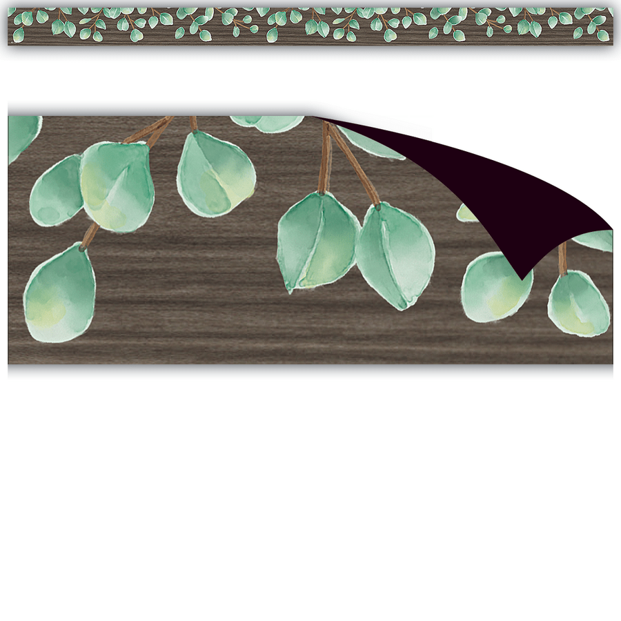 Eucalyptus Magnetic Border-Borders-Tools 4 Teaching-Classroom Decor and More
