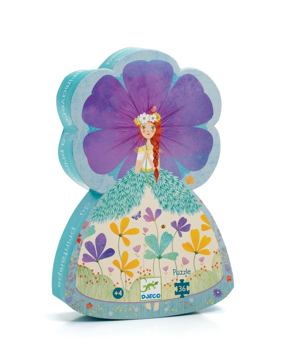 The Princess of Spring 36pc Silhouette Jigsaw Puzzle-Puzzles-Tools 4 Teaching-Classroom Decor and More