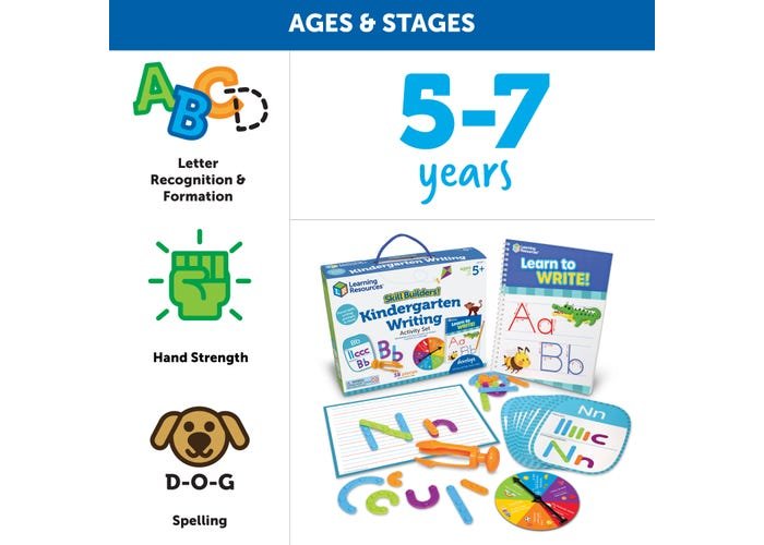 Skill Builders! Kindergarten Writing-Subjects - Reading - Reading Manipulatives-Tools 4 Teaching-Classroom Decor and More