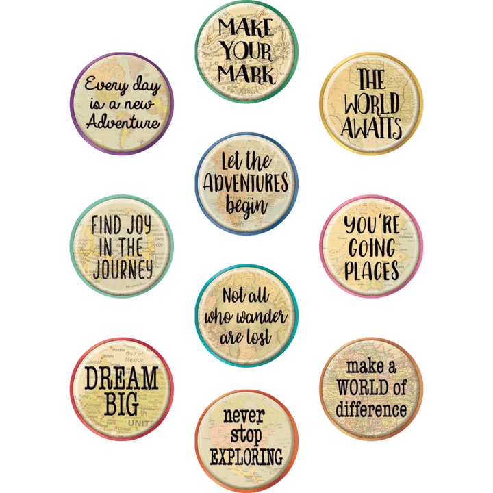 Travel the Map Positive Sayings Accents-Accents-Tools 4 Teaching-Classroom Decor and More