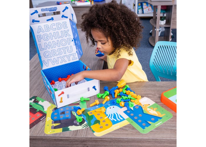 Design & Drill® ABCs & 123s-Building-Tools 4 Teaching-Classroom Decor and More