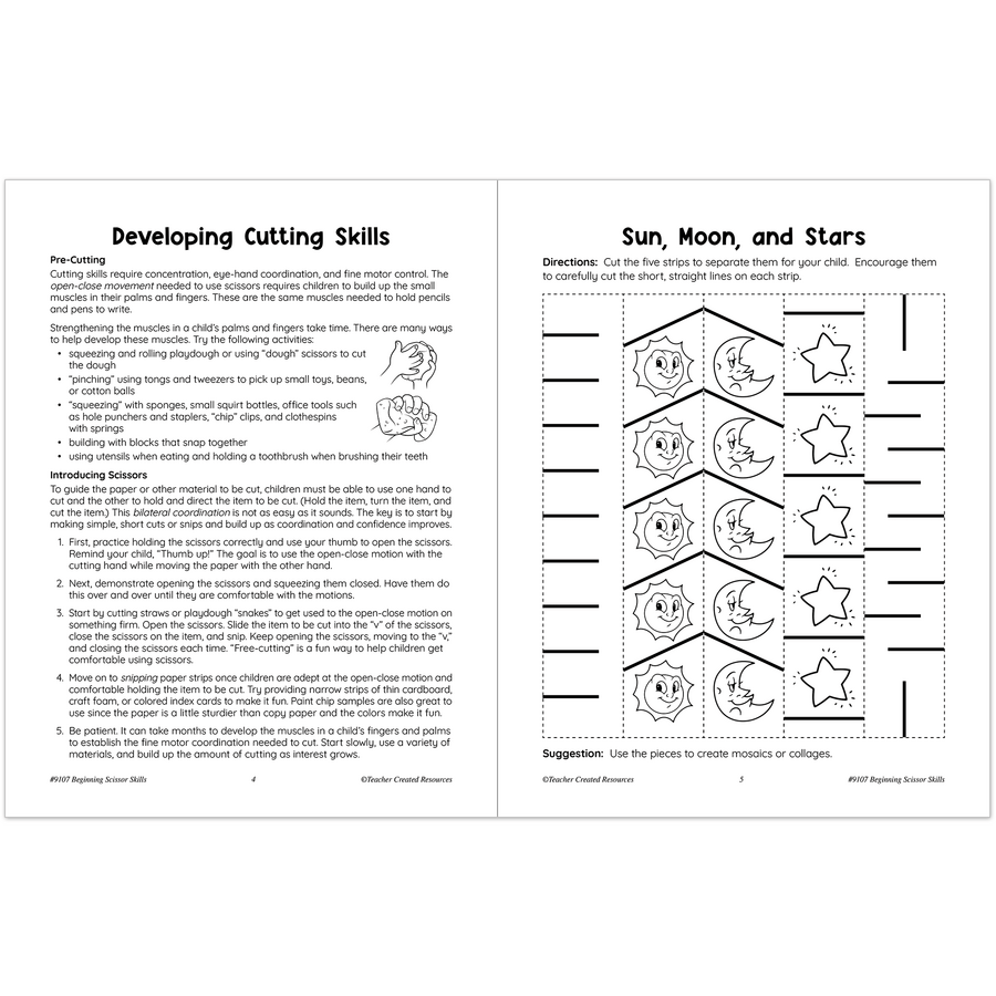 Watch Me Learn: Beginning Scissor Skills-Subjects - Books - Activity Books-Tools 4 Teaching-Classroom Decor and More