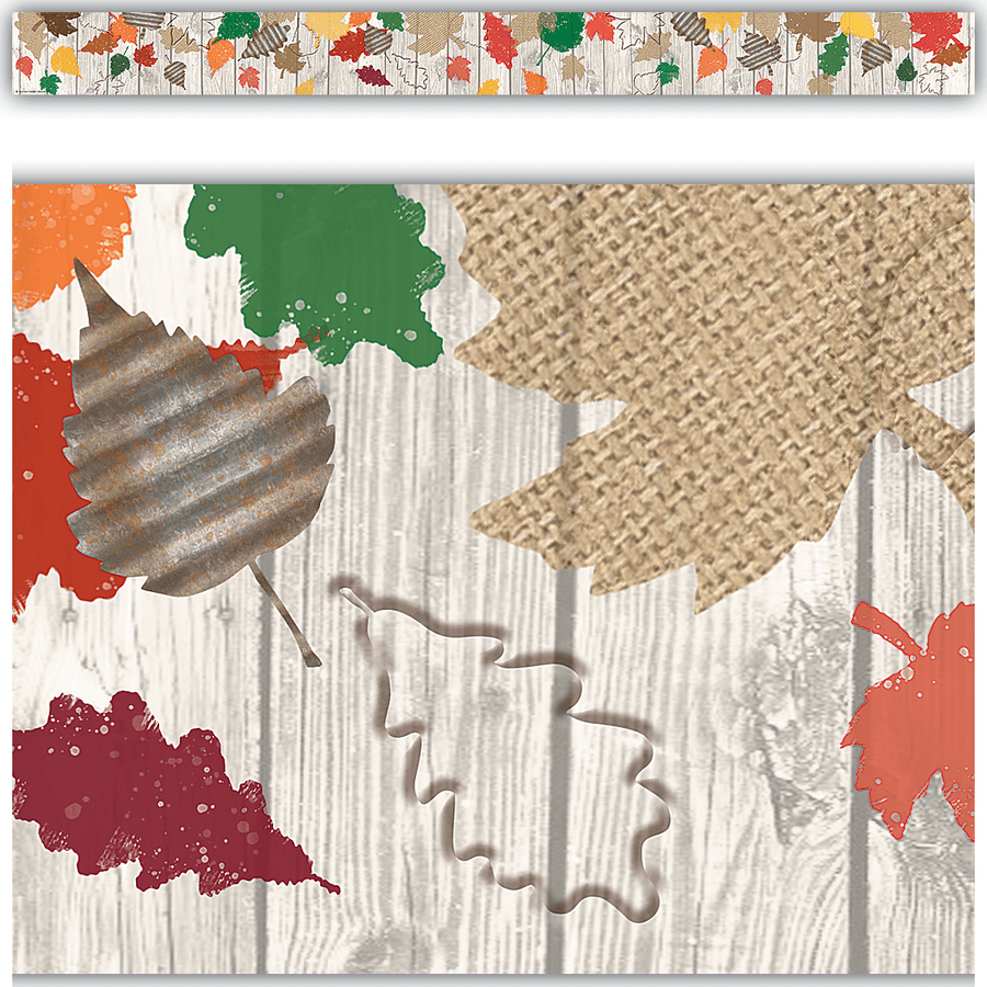 Home Sweet Classroom Happy Fall Straight Border-Tools 4 Teaching-Classroom Decor and More