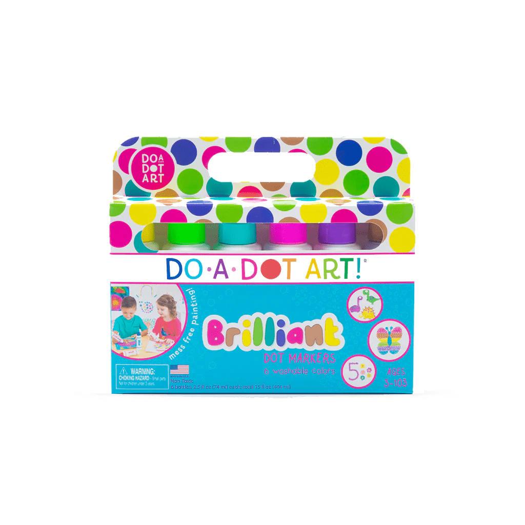 Do-A-Dot Art! Brilliant 6 Pack Dot Markers-Do A Dot-Tools 4 Teaching-Classroom Decor and More