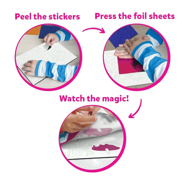 Foil Fun: Card Making Set | No Mess Art Kit (Ages 4-9)-Craft Activity-Tools 4 Teaching-Classroom Decor and More