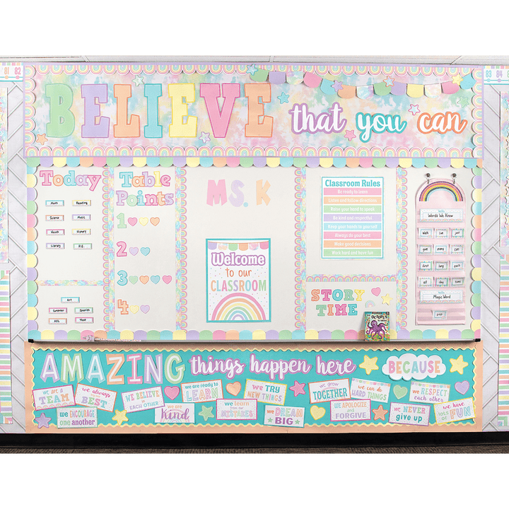 *Pastel Pop Welcome To Our Classroom Chart-Charts-Tools 4 Teaching-Classroom Decor and More