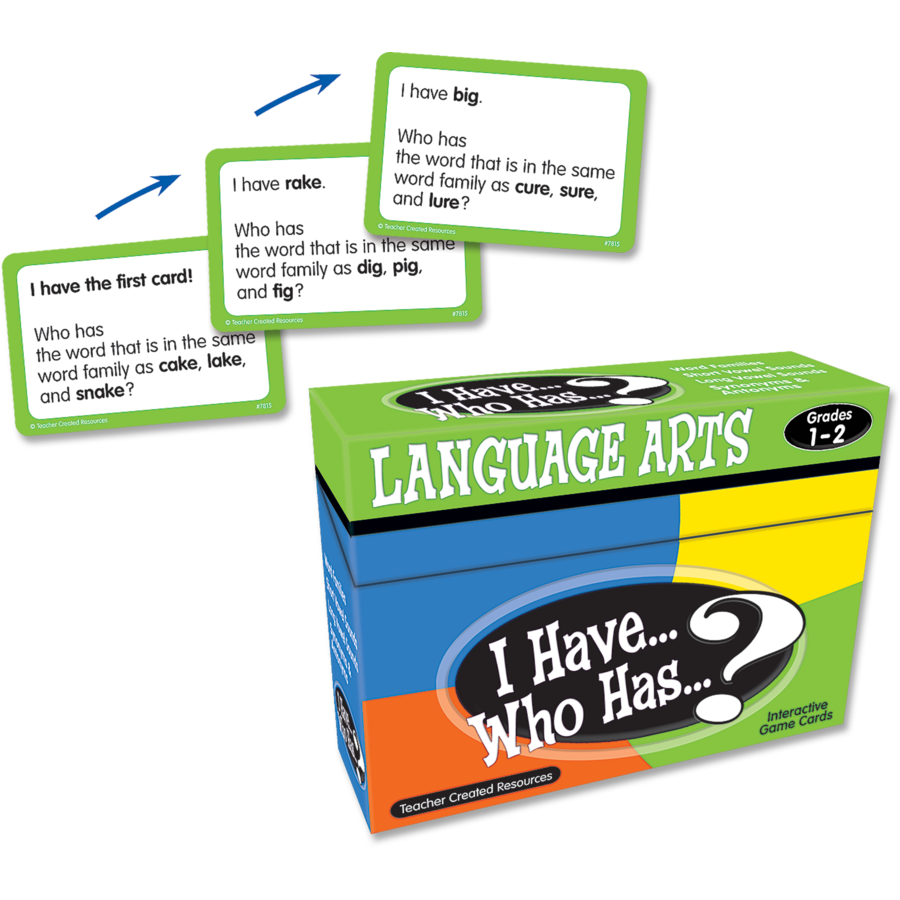 I Have… Who Has…? Language Arts Game-Writing-Tools 4 Teaching-Classroom Decor and More