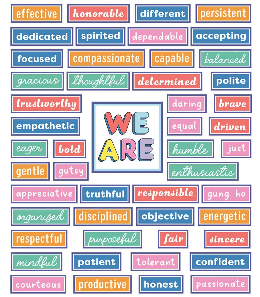 We Stick Together Motivational Pre-punched Bulletin Board Set Grade K-8-Bulletin Board Sets-Tools 4 Teaching-Classroom Decor and More