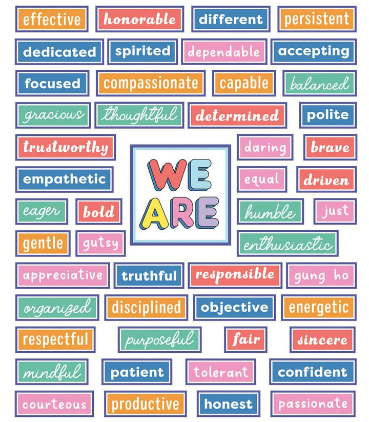 We Stick Together Motivational Pre-punched Bulletin Board Set Grade K-8-Bulletin Board Sets-Tools 4 Teaching-Classroom Decor and More