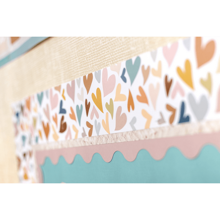 Scalloped Border Trim: Light Mauve-Borders-Tools 4 Teaching-Classroom Decor and More
