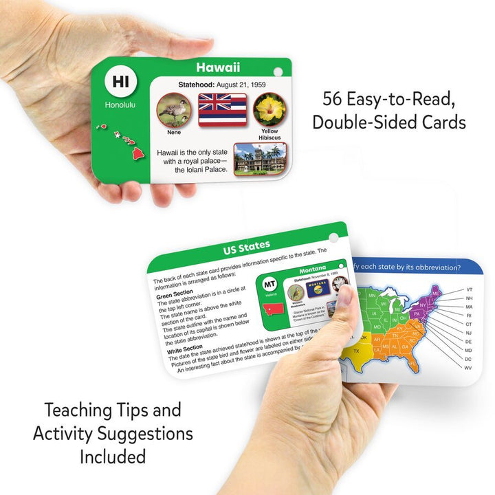 US States Flash Cards-Flashcards-Tools 4 Teaching-Classroom Decor and More