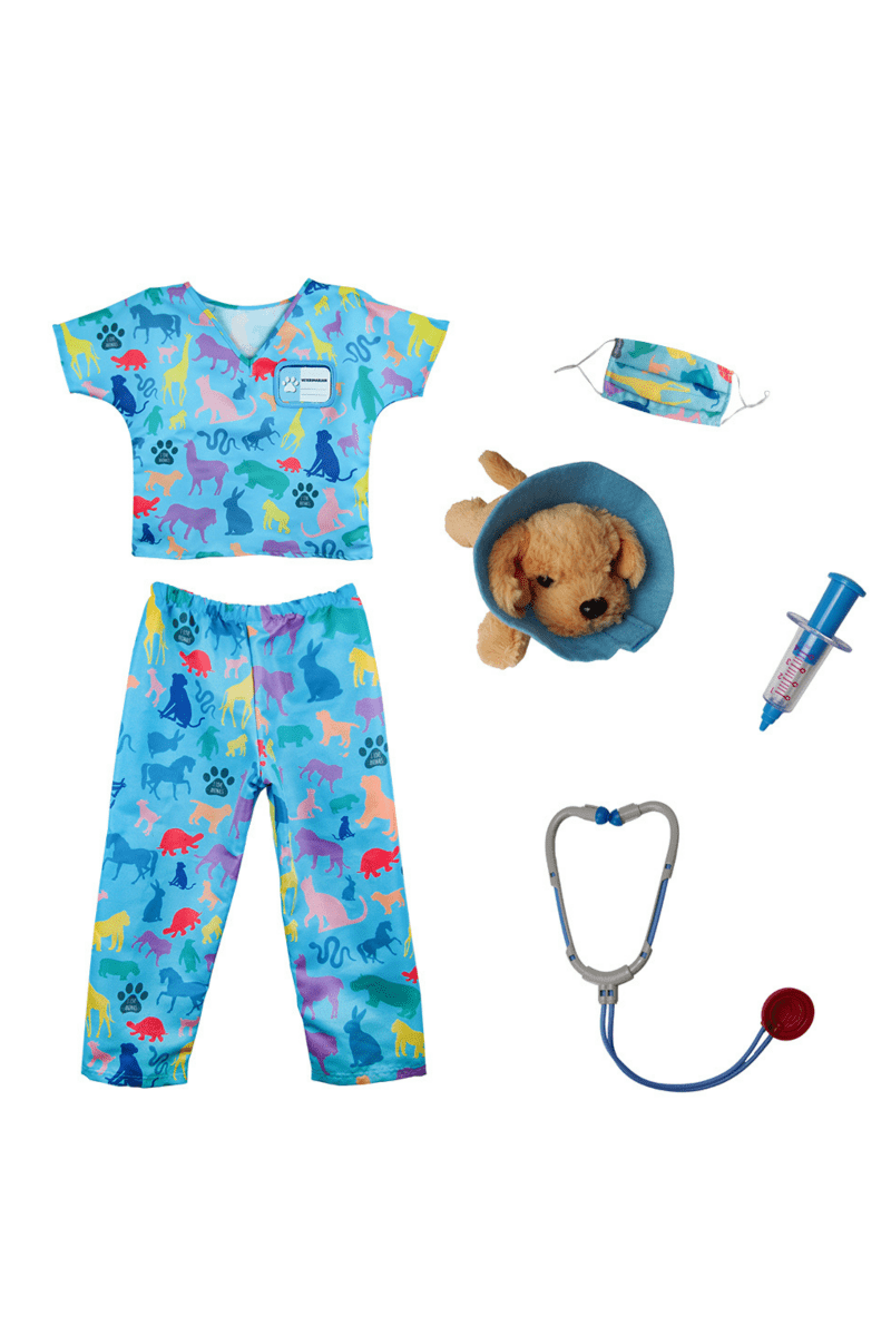 Veterinarian Scrubs With Accessories, Size 5-6-Dress Up & Jewelry-Tools 4 Teaching-Classroom Decor and More