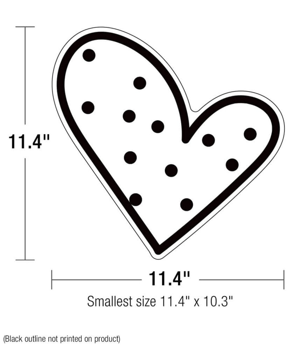 Kind Vibes Jumbo Doodle Hearts Extra Large Cutouts-Tools 4 Teaching-Classroom Decor and More