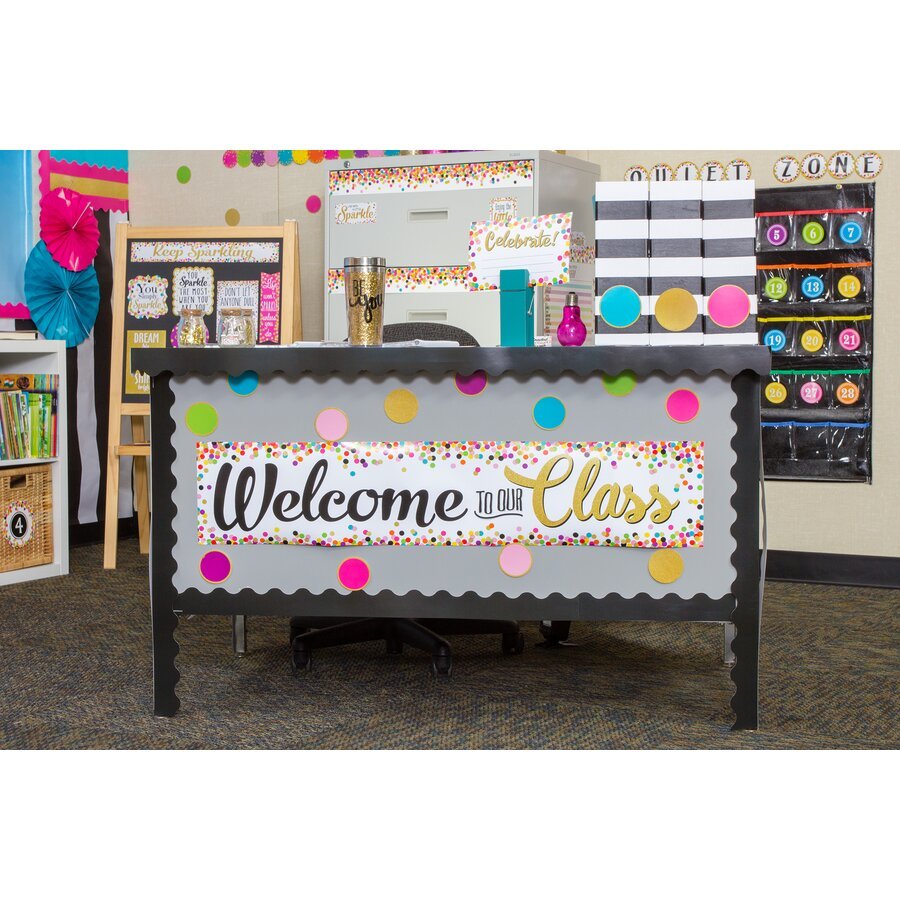 Black Scalloped Border Trim-Borders-Tools 4 Teaching-Classroom Decor and More