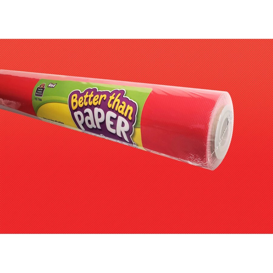 Better Than Paper® Bulletin Board Roll: Red-Bulletin Board Paper - Better Than Paper-Tools 4 Teaching-Classroom Decor and More