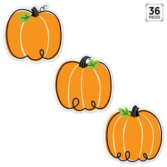 Doodle Pumpkin 6" Designer Cut-Outs-Tools 4 Teaching-Classroom Decor and More