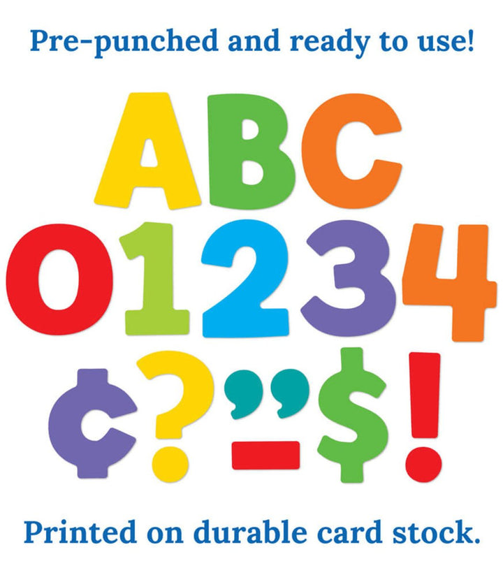 Color Splash Combo Pack Bulletin Board Letters-Letters-Tools 4 Teaching-Classroom Decor and More