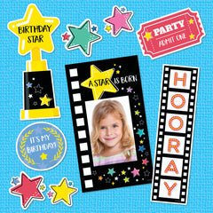 Star Bright Happy Birthday Mini Bulletin Board-Mini Bulletin Boards-Tools 4 Teaching-Classroom Decor and More