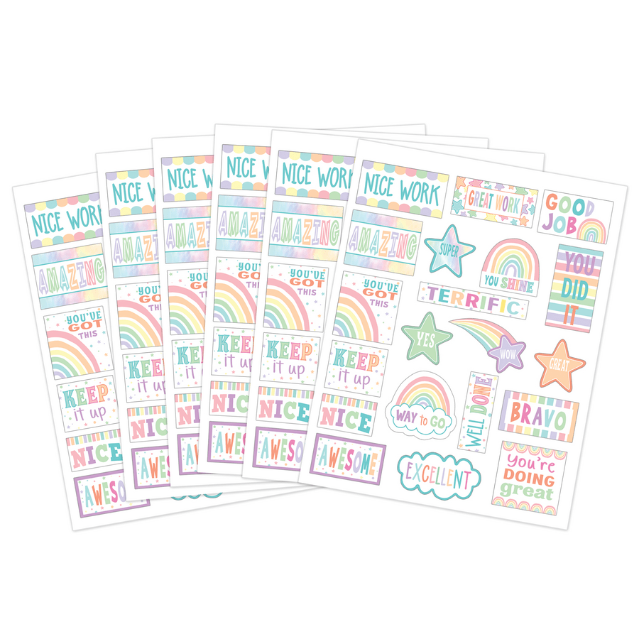 Pastel Pop Stickers-Stickers-Tools 4 Teaching-Classroom Decor and More