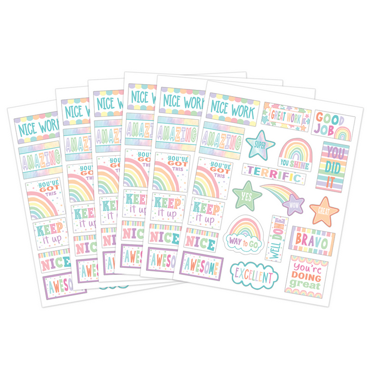 Pastel Pop Stickers-Stickers-Tools 4 Teaching-Classroom Decor and More