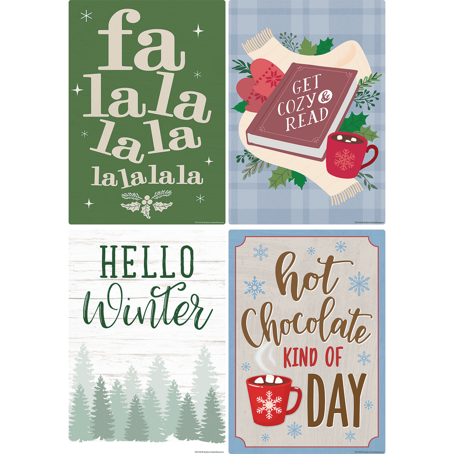 Winter Small Poster Pack-Posters-Tools 4 Teaching-Classroom Decor and More
