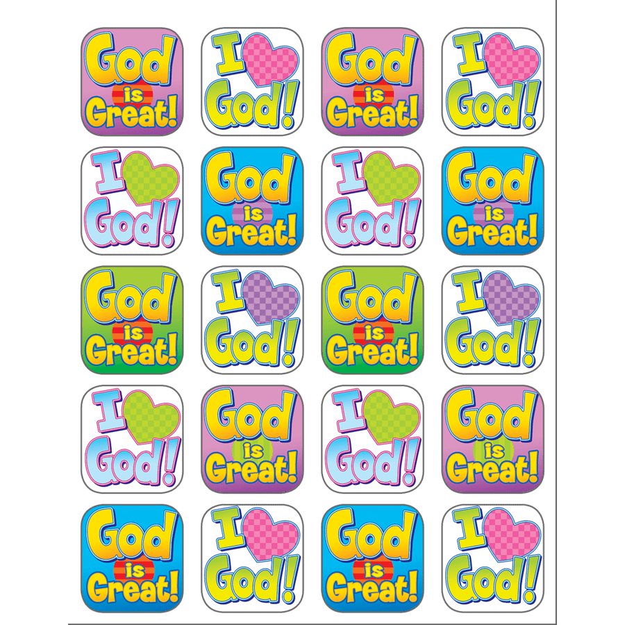 God is Great Stickers-Stickers-Tools 4 Teaching-Classroom Decor and More