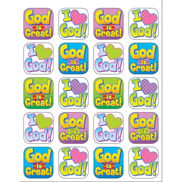 God is Great Stickers-Stickers-Tools 4 Teaching-Classroom Decor and More
