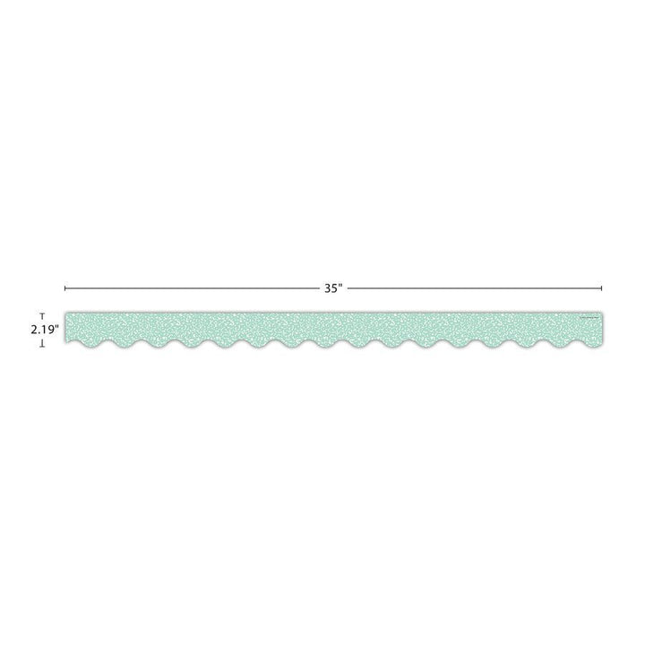 Composition Green Scalloped Border Trim-Borders-Tools 4 Teaching-Classroom Decor and More