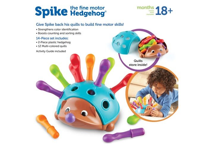 Spike the Fine Motor Hedgehog®-Fine Motor-Tools 4 Teaching-Classroom Decor and More