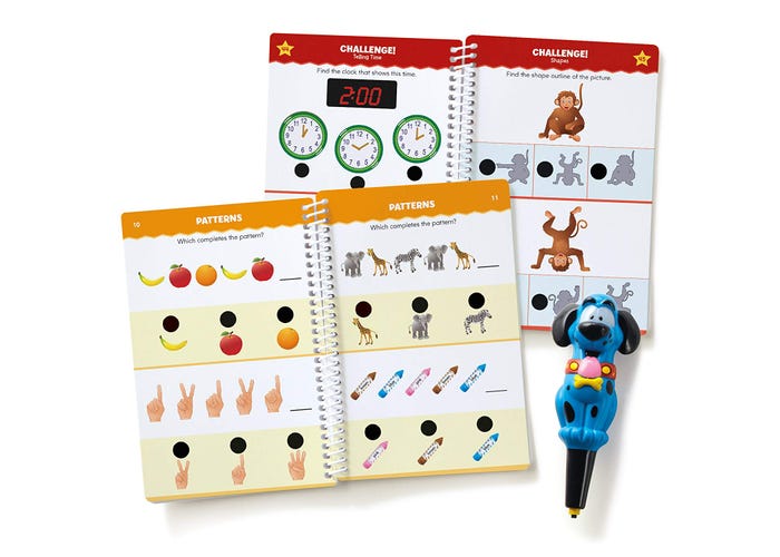 Hot Dots® Jr Let's Master Kindergarten Math Set with Ace—The Talking, Teaching Dog® Pen-Hot Dots-Tools 4 Teaching-Classroom Decor and More