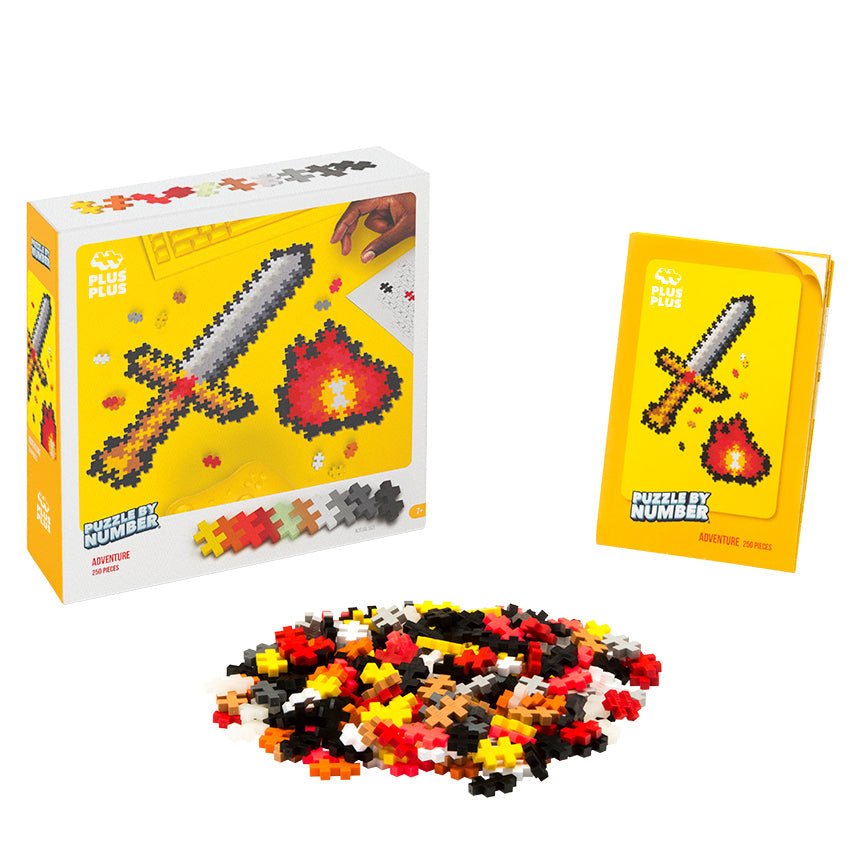 PLUS PLUS® Puzzle by Number® - 250 PC - Adventure-Plus Plus-Tools 4 Teaching-Classroom Decor and More