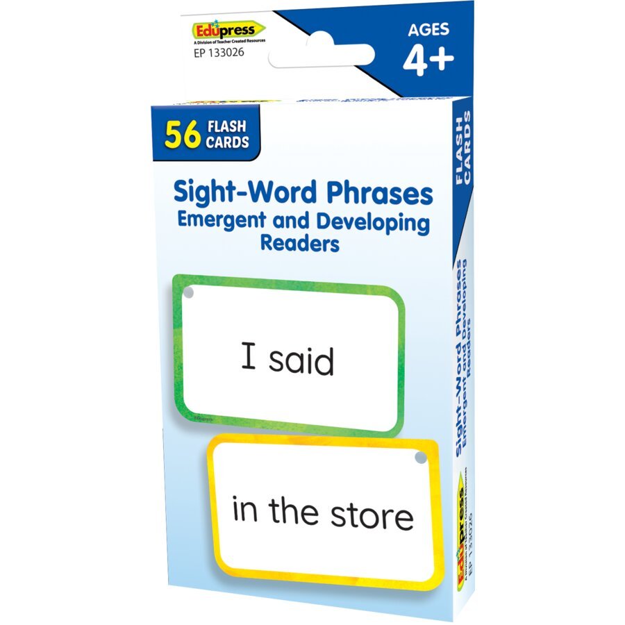 Sight-Word Phrases - Emergent and Developing Readers Flash Cards-Subjects - Reading - Sight Words-Tools 4 Teaching-Classroom Decor and More