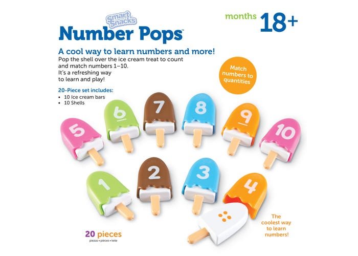 Smart Snacks® Number Pops-Baby & Toddler-Tools 4 Teaching-Classroom Decor and More