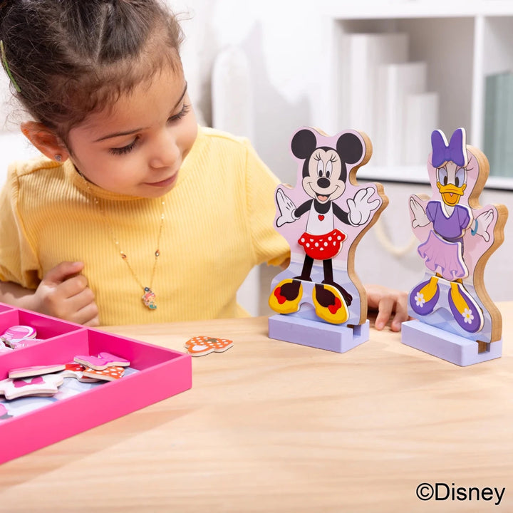 Minnie &amp; Daisy Wooden Magnetic Dress Up - Tools 4 Teaching
