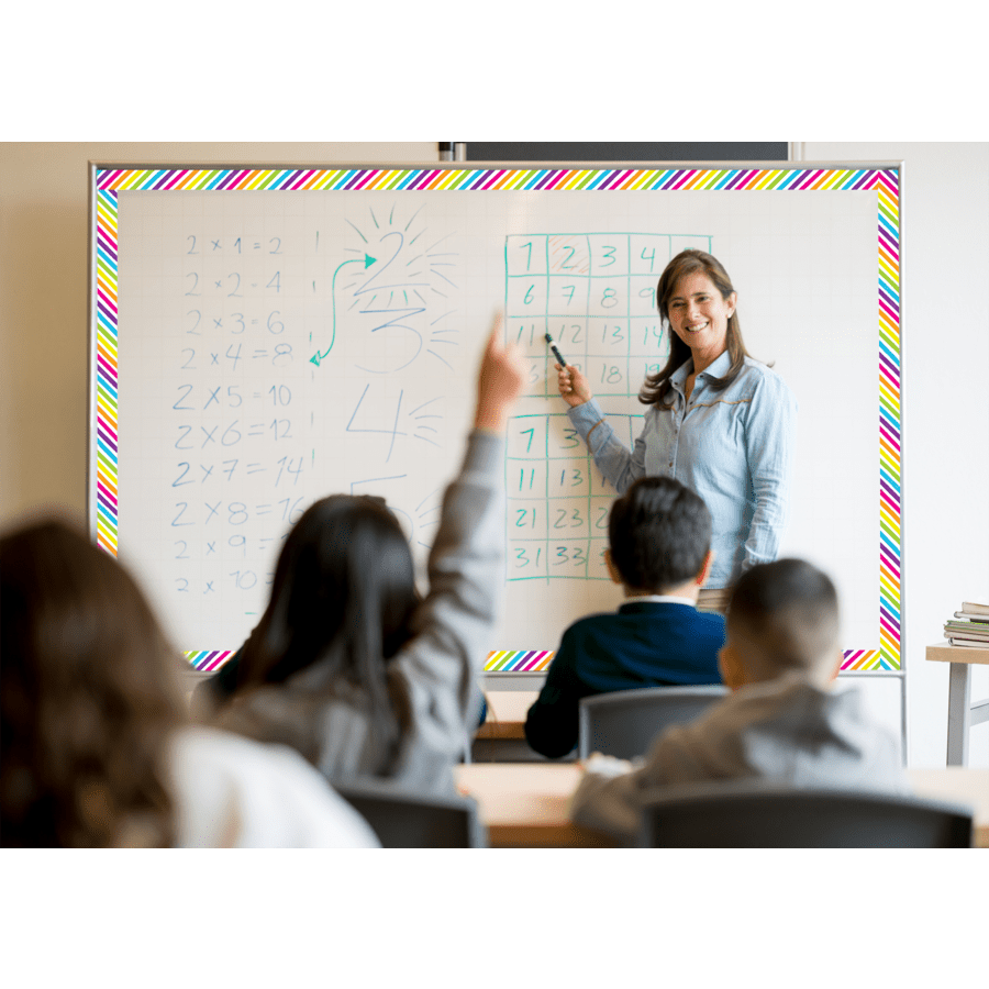 Brights 4Ever Stripes Magnetic Border-Borders-Tools 4 Teaching-Classroom Decor and More