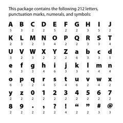 Bold & Bright Classroom Café 4" Designer Letters-Letters-Tools 4 Teaching-Classroom Decor and More