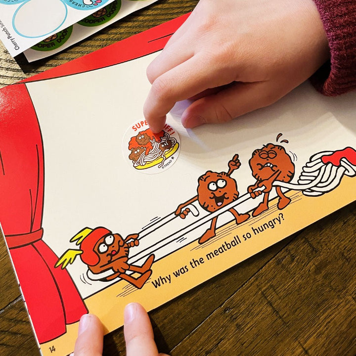 *All in Good Pun: Jokes that Really STINK Sticker Collector Album (stickers sold separately)-Stickers-Tools 4 Teaching-Classroom Decor and More