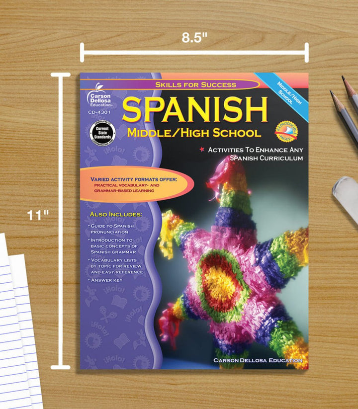 Skills for Success Spanish Resource Book Grade 6-12 Paperback-Writing-Tools 4 Teaching-Classroom Decor and More