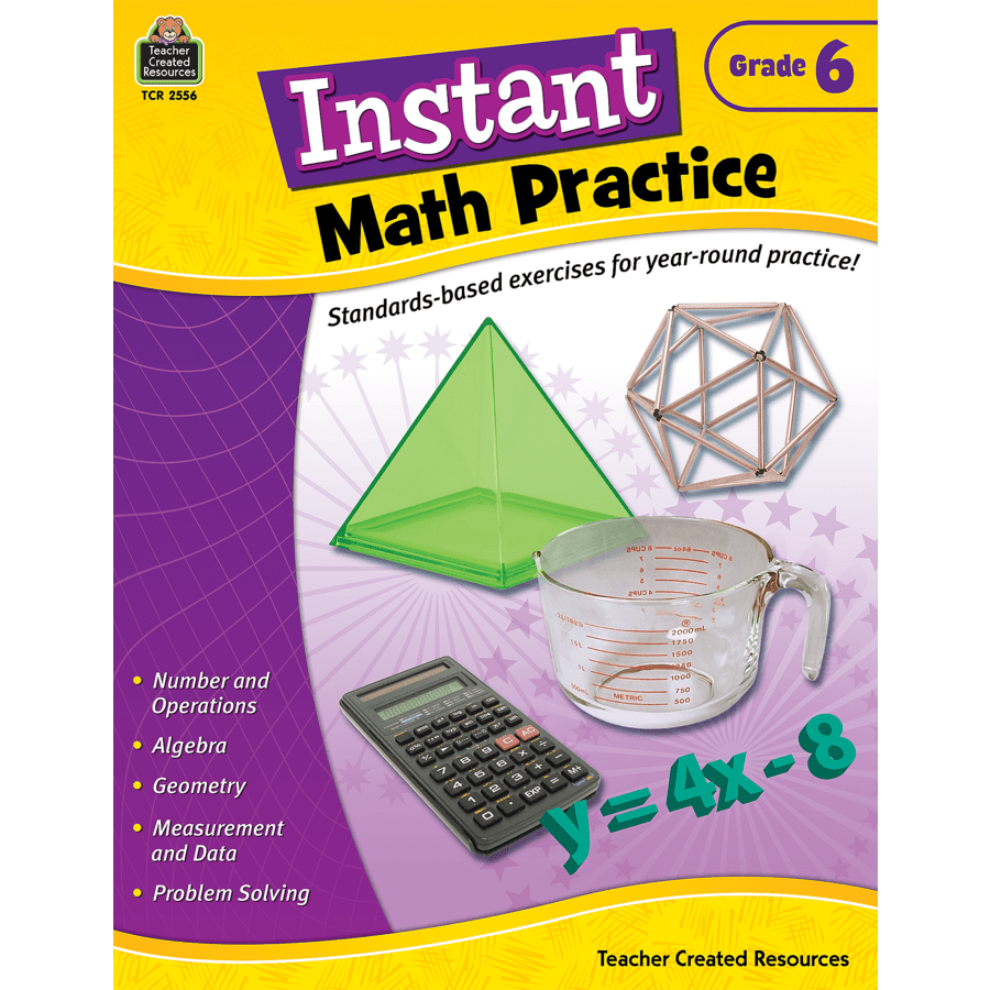 Instant Math Practice: Grades 2-6-Math Books-Tools 4 Teaching-Classroom Decor and More