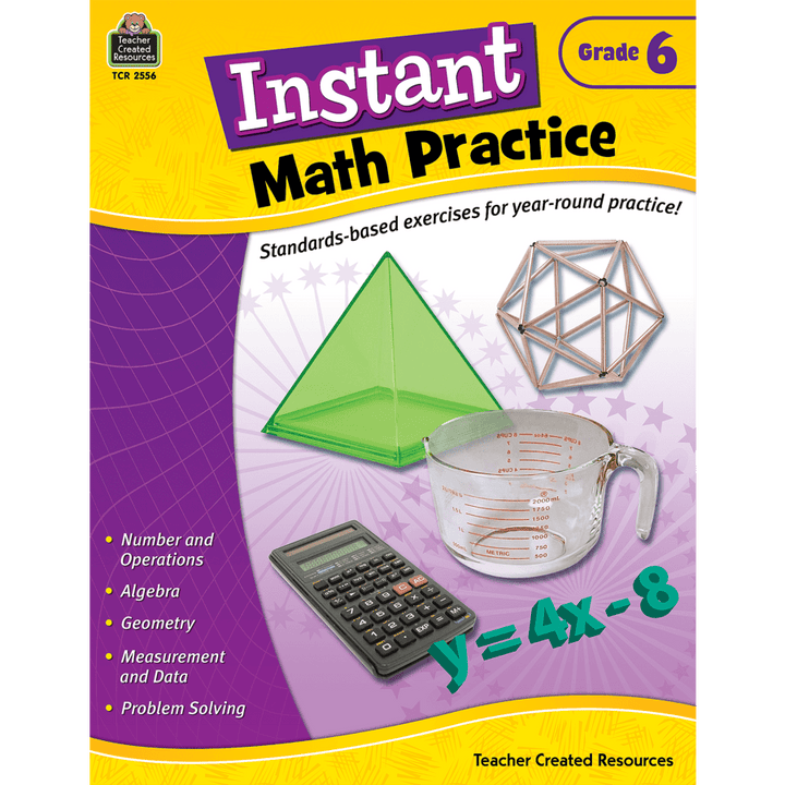 Instant Math Practice: Grades 2-6-Math Books-Tools 4 Teaching-Classroom Decor and More