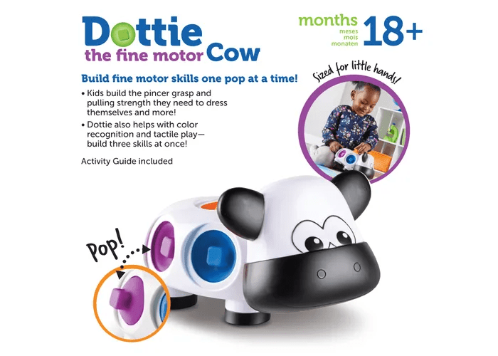 Dottie the Fine Motor Cow-Fine Motor-Tools 4 Teaching-Classroom Decor and More