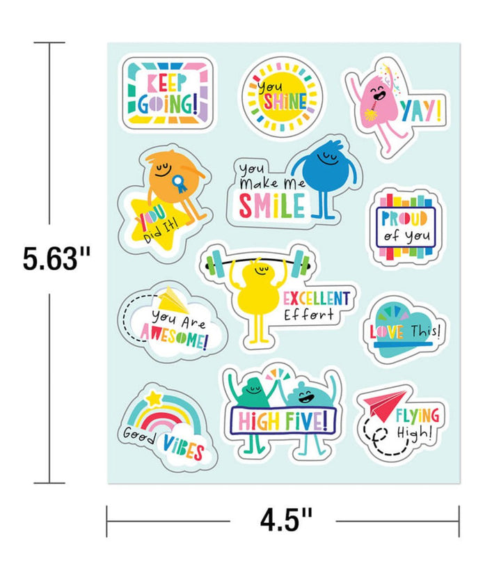 Happy Place Motivational Stickers-Stickers-Tools 4 Teaching-Classroom Decor and More