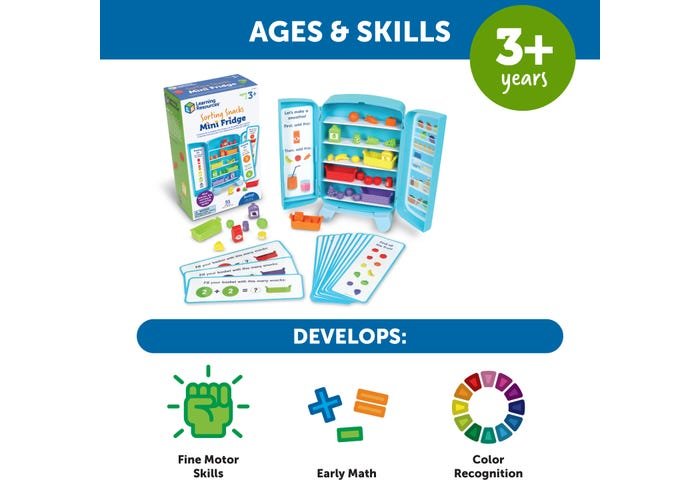 Sorting Snacks Mini Fridge-Play Food-Tools 4 Teaching-Classroom Decor and More