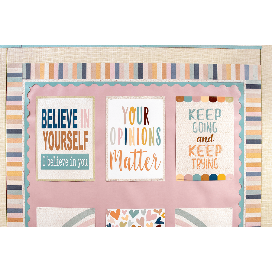 Scalloped Border Trim: Calming Blue-Borders-Tools 4 Teaching-Classroom Decor and More