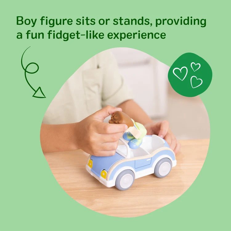 Cheery Lane Car and Play Figure Blue - Tools 4 Teaching