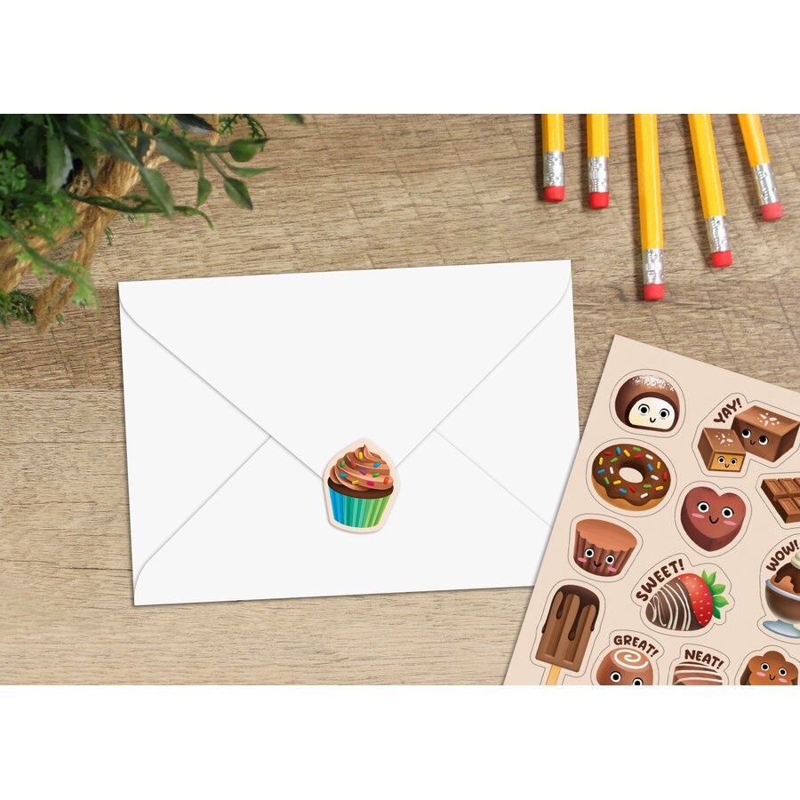 Chocolate Smelly Stickers-Stickers-Tools 4 Teaching-Classroom Decor and More