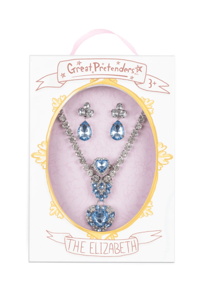 The Marilyn, Blue/Silver 4 Piece Set-Dress Up & Jewelry-Tools 4 Teaching-Classroom Decor and More