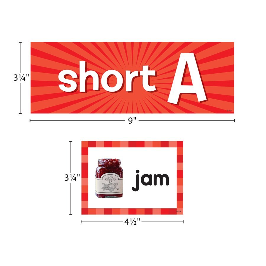 Short Vowels Pocket Chart Cards-Pocket Charts-Tools 4 Teaching-Classroom Decor and More